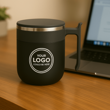 Insulated double wall, Stainless Steel Coffee mug with lid