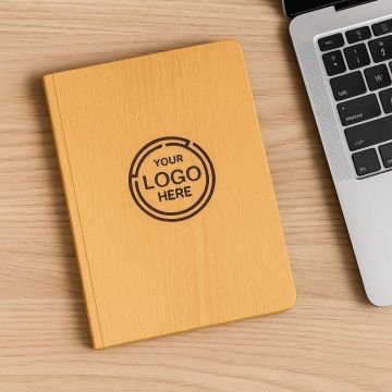 Wooden Texture Diary – A5 Size | 180 Ruled Pages