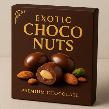 Exotic Choco Nuts – 250g | Premium Chocolate-Covered Nuts